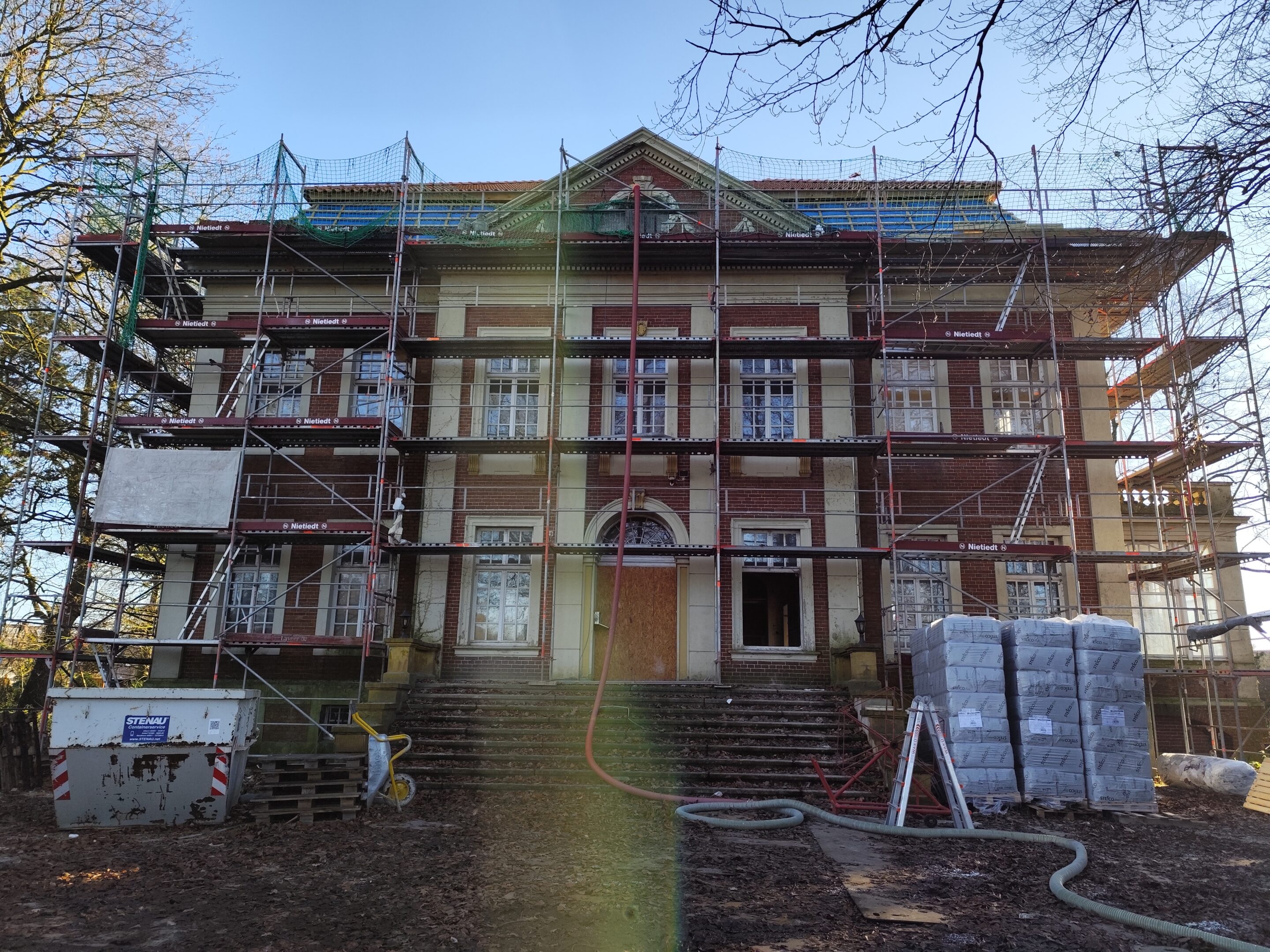 Villa Remy in Schüttorf - Dachdämmung mit Zellulose